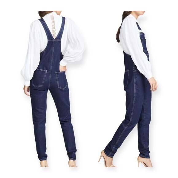 WE WORE WHAT Basic Denim Overalls, size M, New with tag - Picture 15 of 16